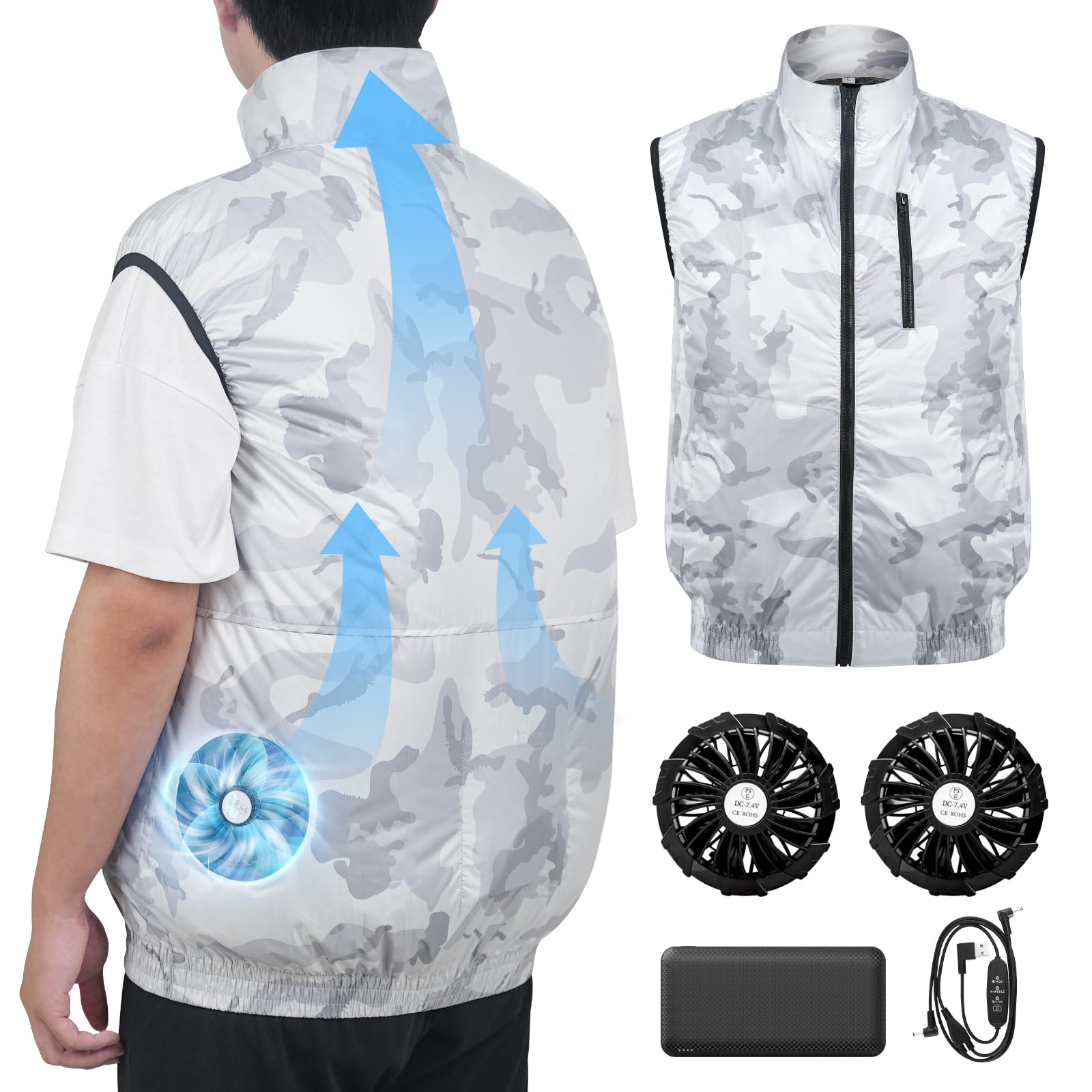 [TIWOUN] 空調作業服 ベスト 【2025暴風ファン & 30000mAA 71InsBv+u-L.jpg